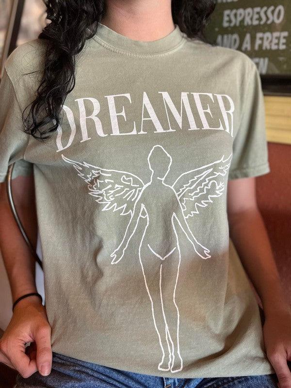 Dreamer Angel Graphic Tee - Studio 653