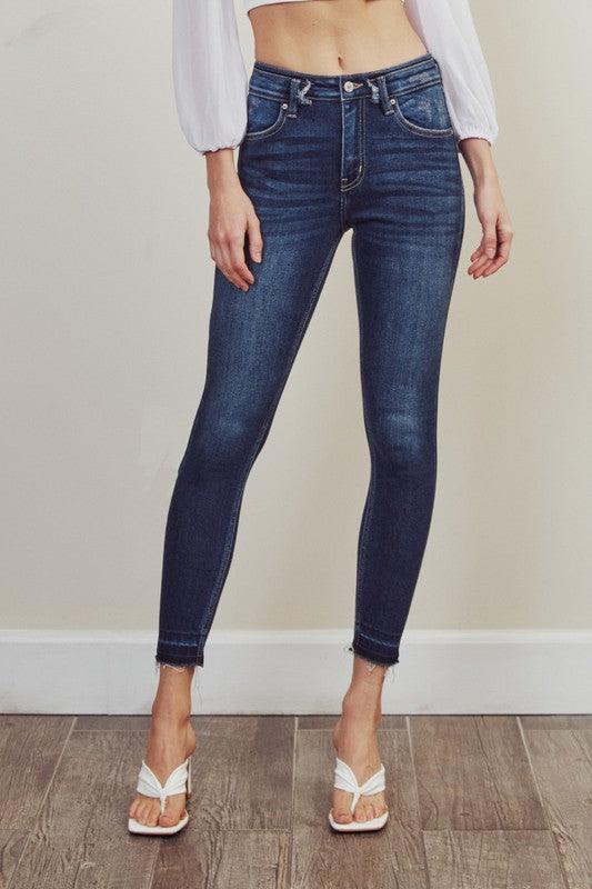 High-Rise Ankle Skinny Jeans - Studio 653