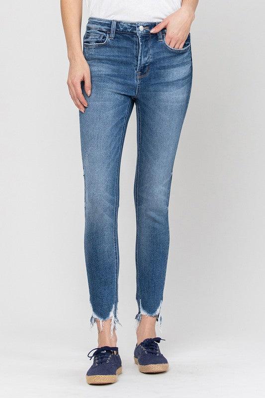 High-Rise Skinny Ankle Jeans - Studio 653