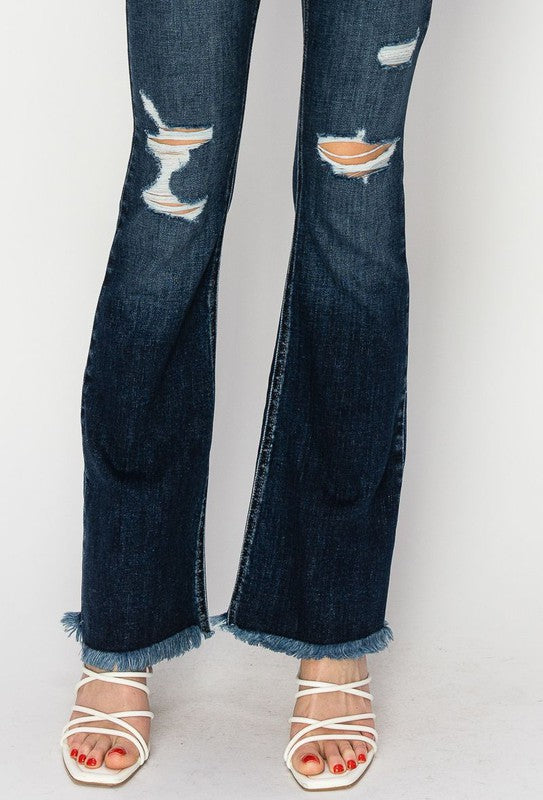 Artemis Vintage High Rise Western Boot Cut Jeans