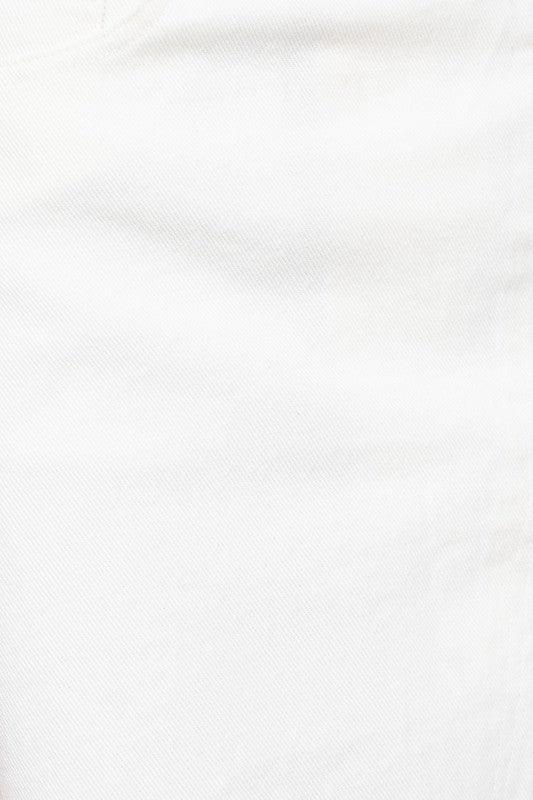 White Denim Mini Skirt - Studio 653